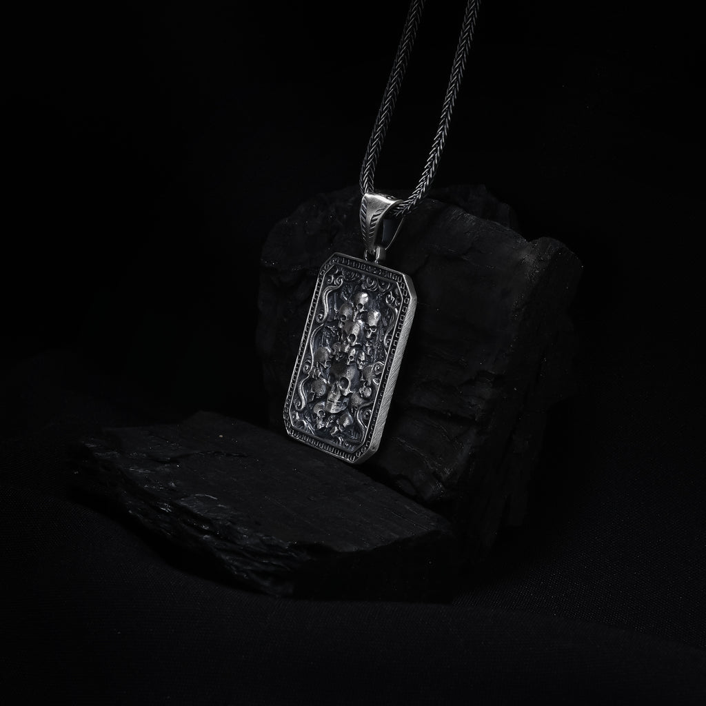 Skull & Serpent Pendant