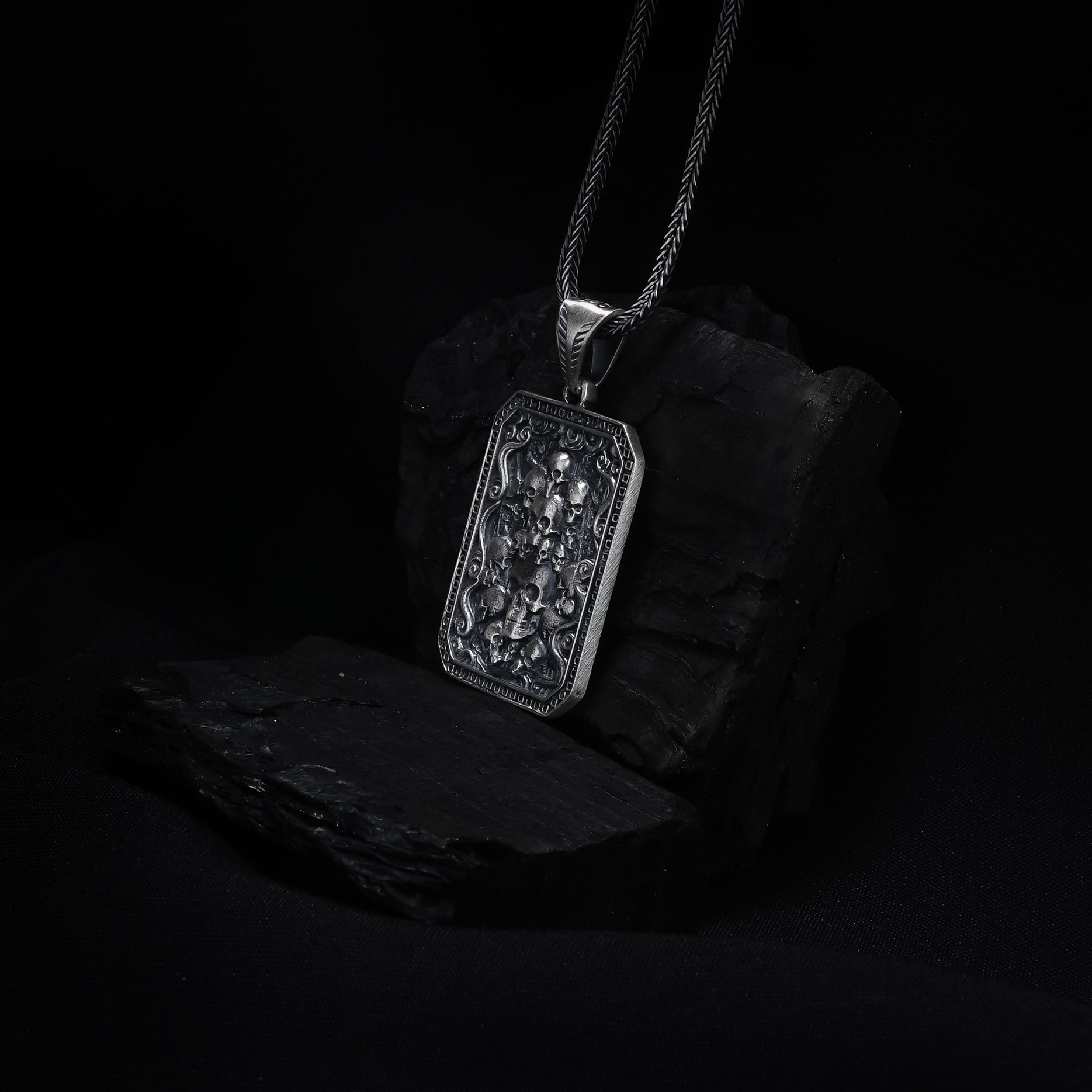 Skull & Serpent Pendant