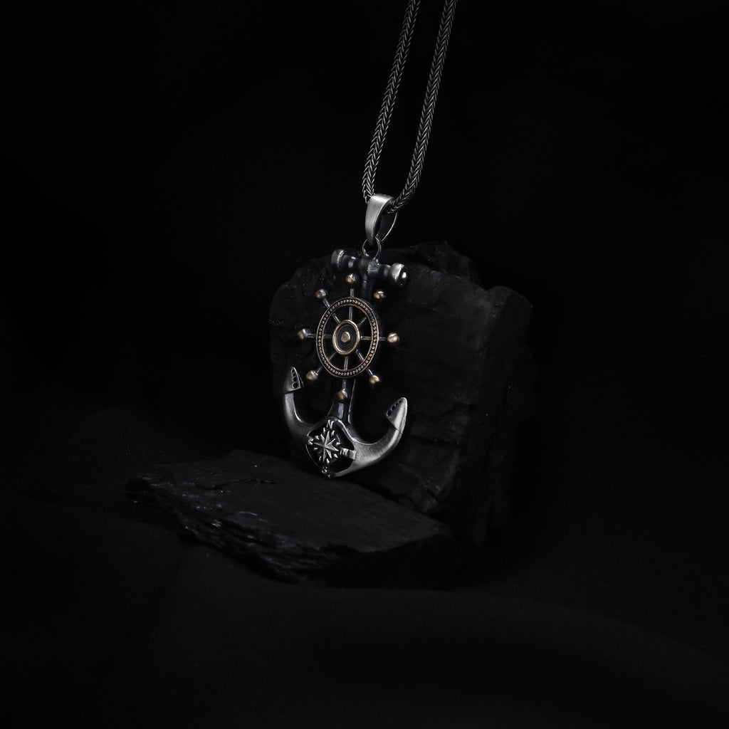 Anchor Compass Pendant