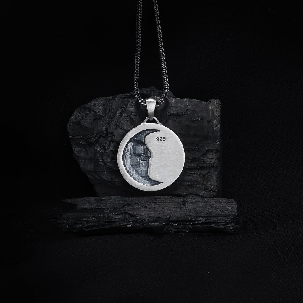 Sun Moon Skull Pendant