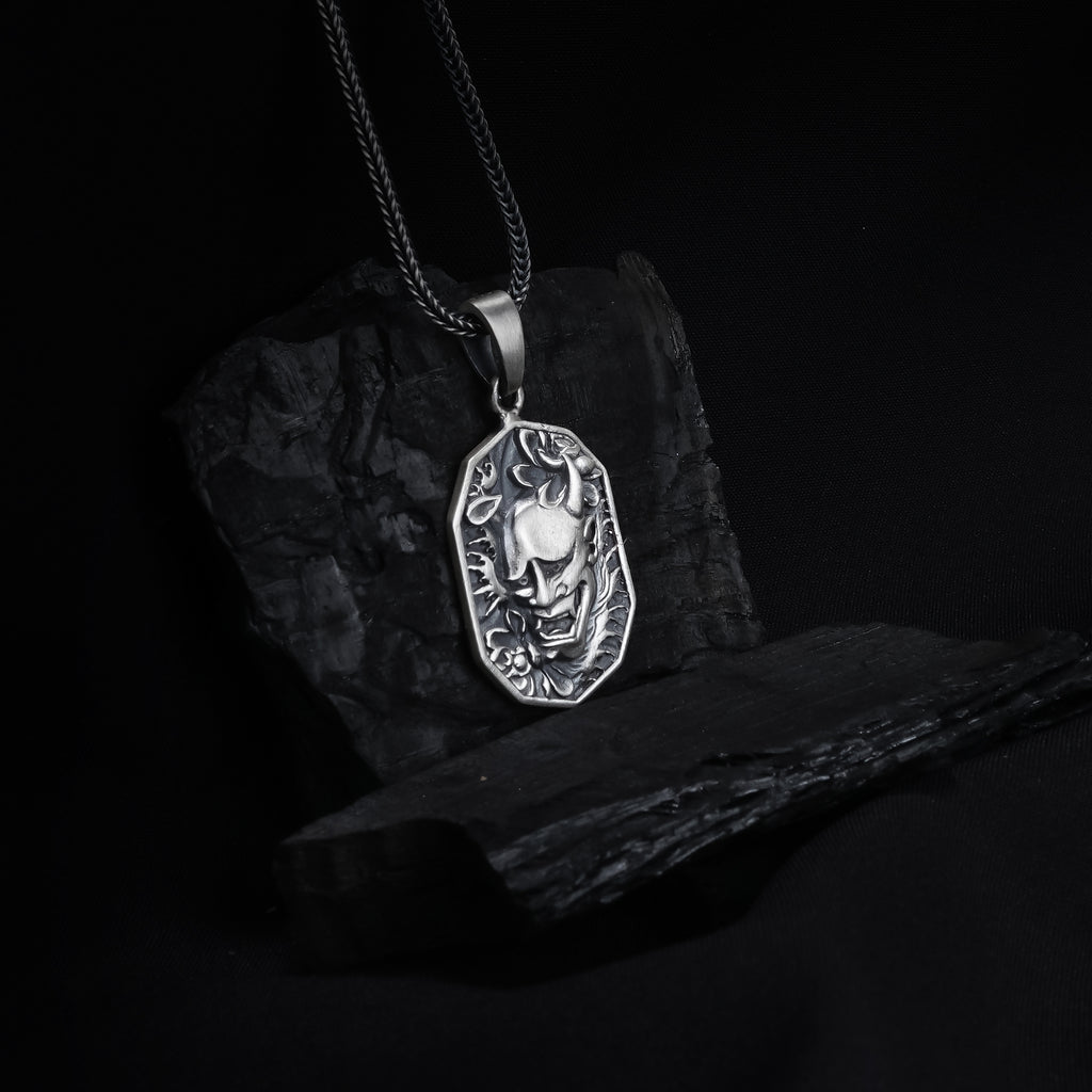Japanese Oni Mask Pendant