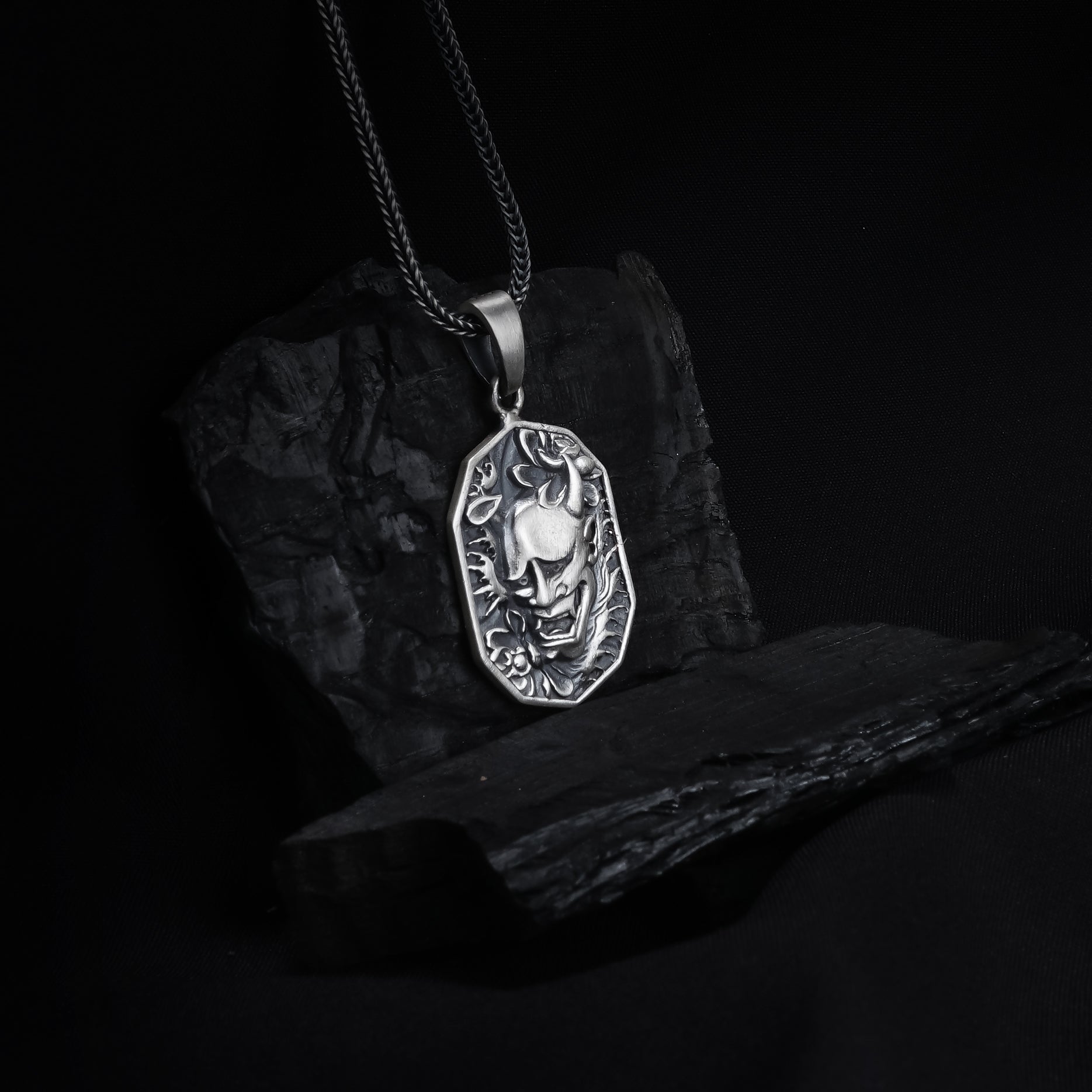 Japanese Oni Mask Pendant