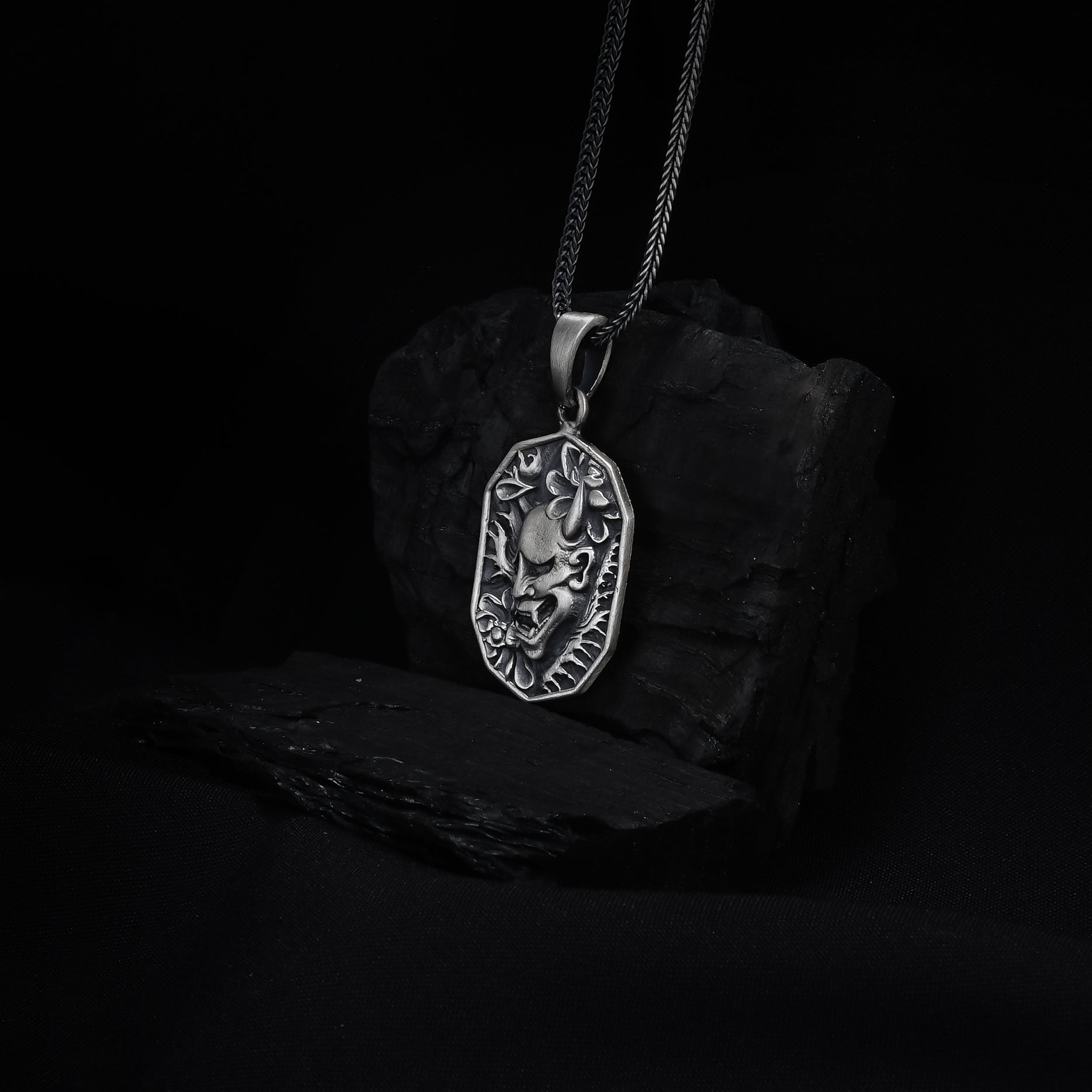 Japanese Oni Mask Pendant