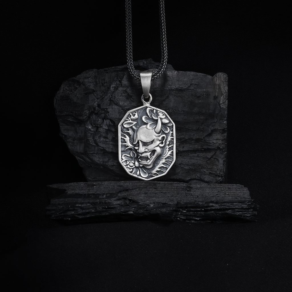 Japanese Oni Mask Pendant