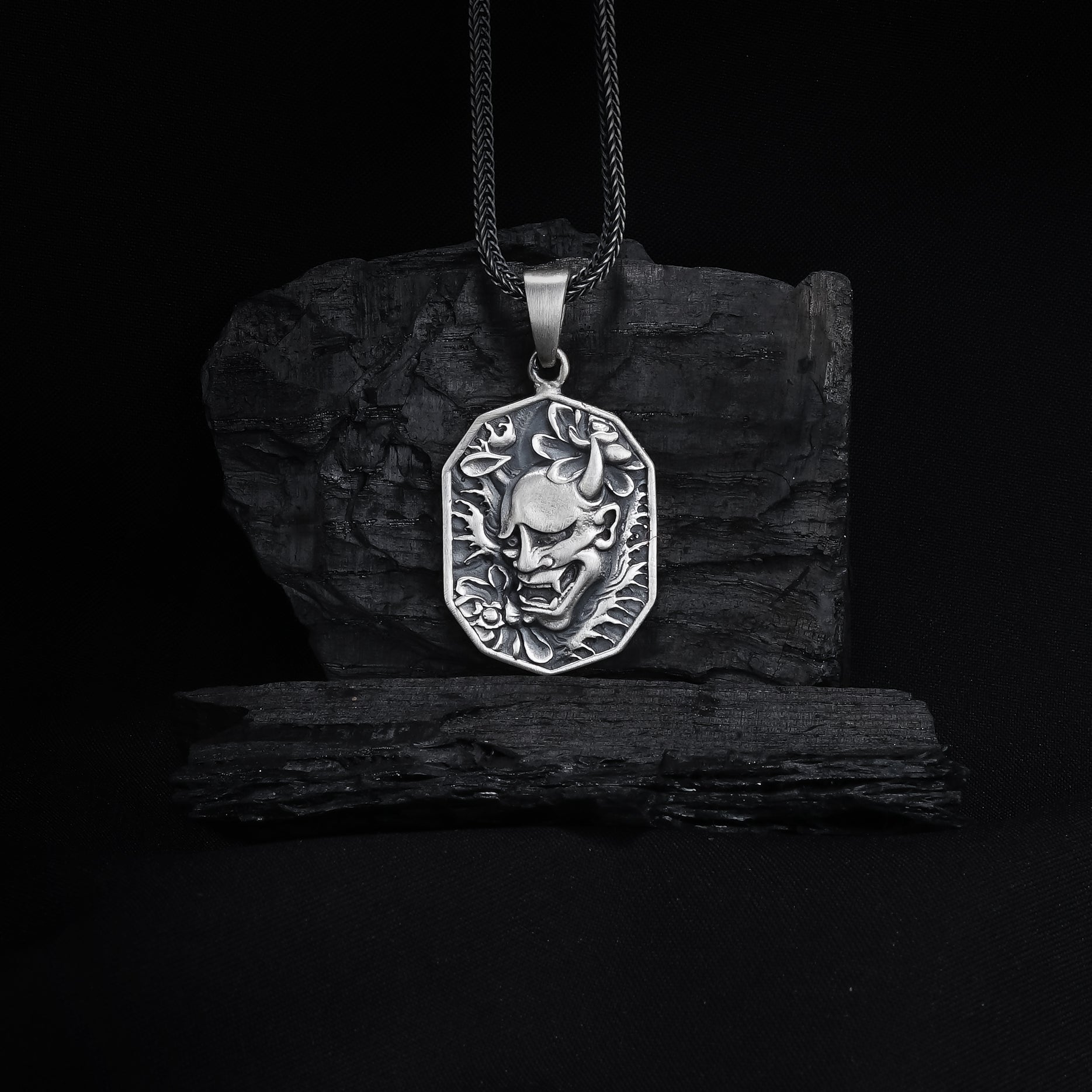Japanese Oni Mask Pendant