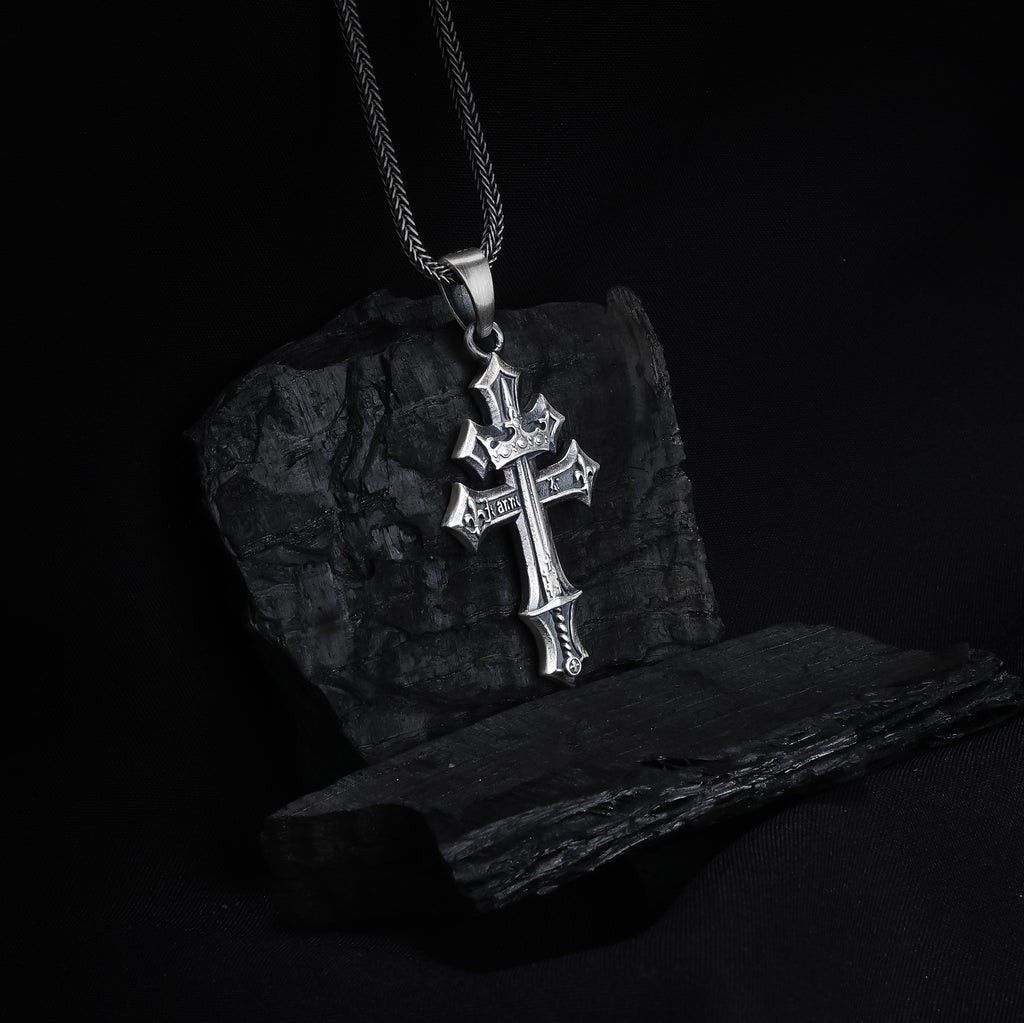Joan of Arc Cross Pendant