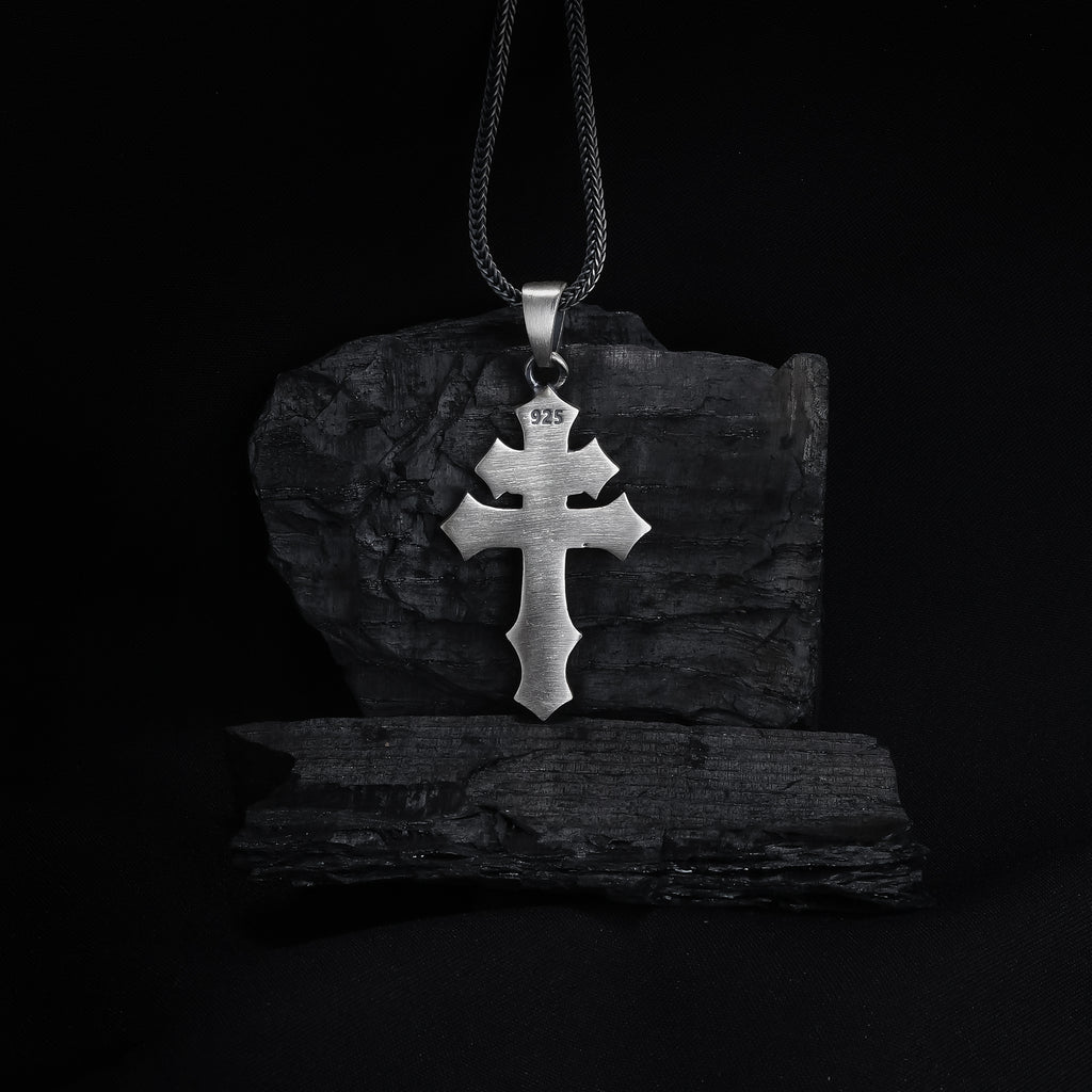 Joan of Arc Cross Pendant