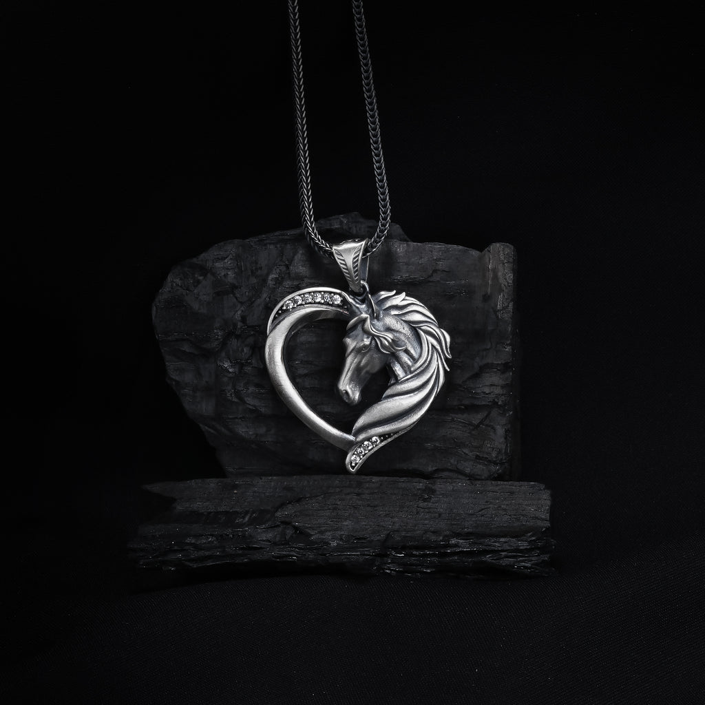Horse Heart Pendant