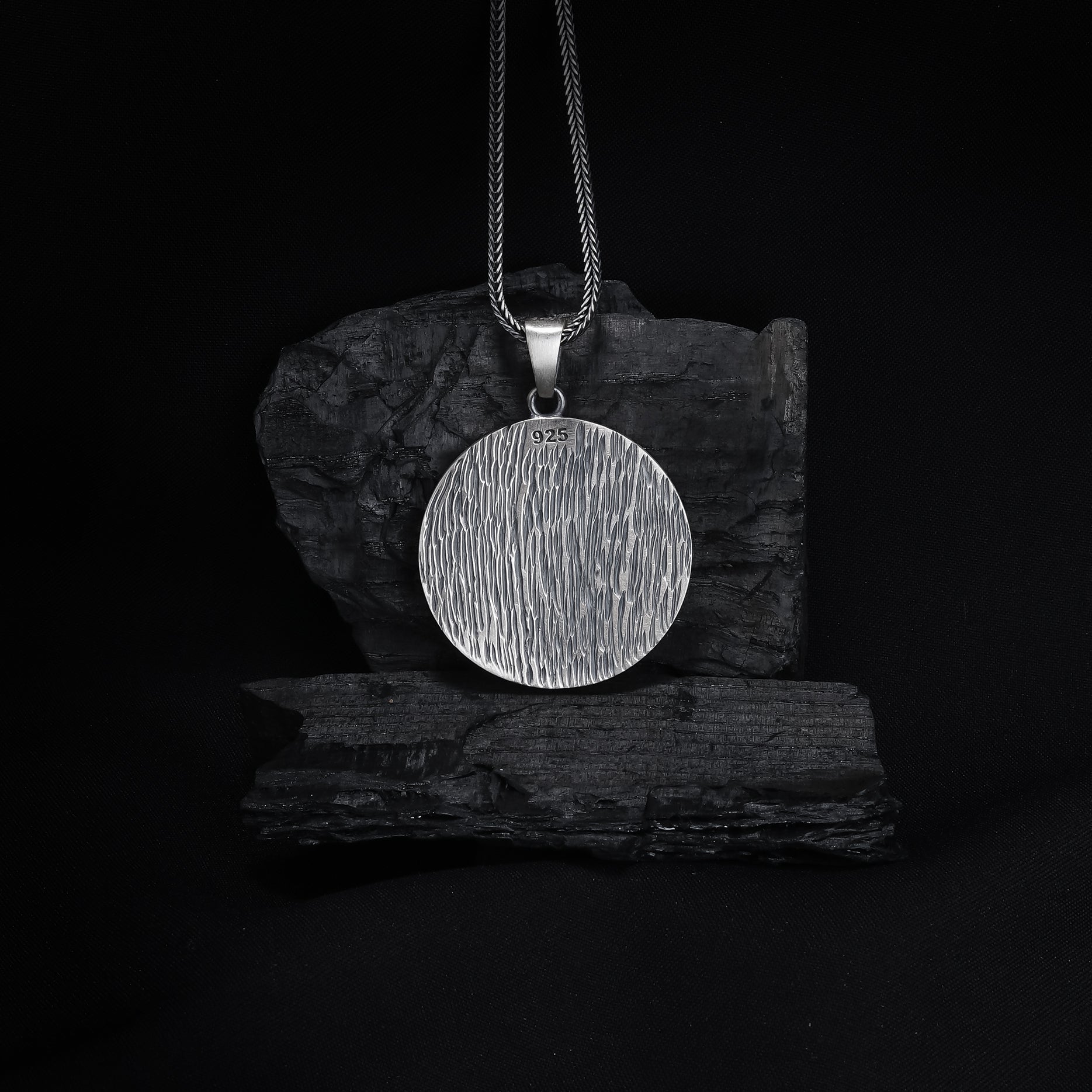 Wolf Howling at Moon Pendant