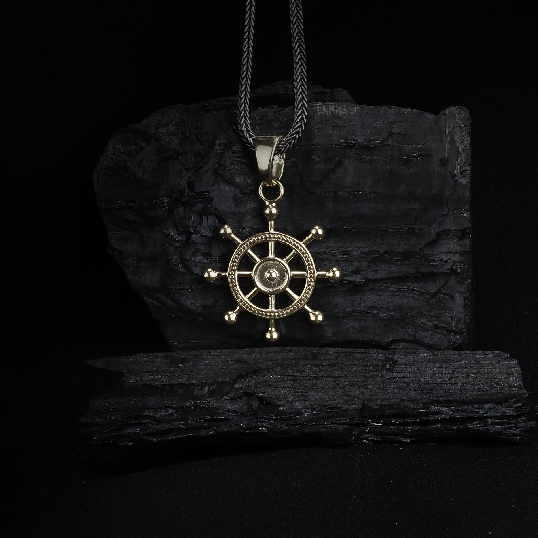Ship Wheel Pendant