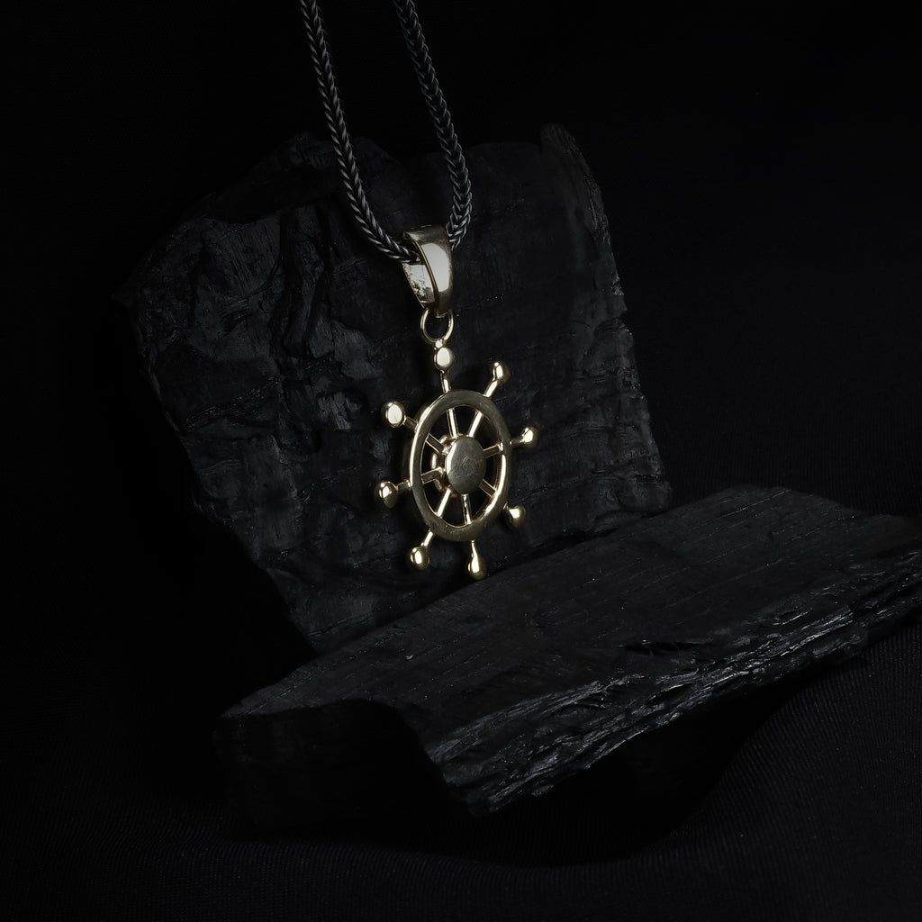 Ship Wheel Pendant