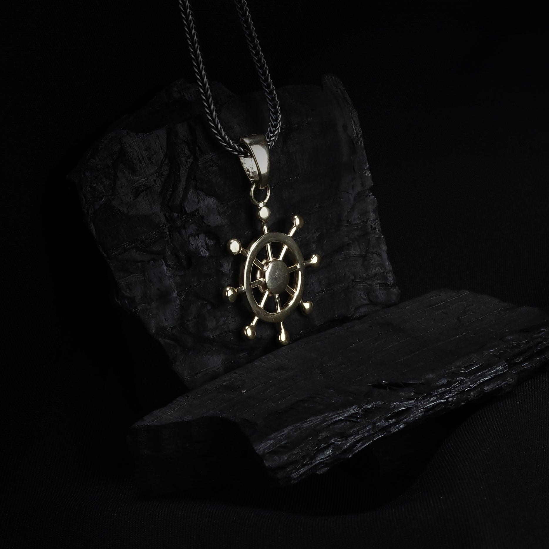 Ship Wheel Pendant