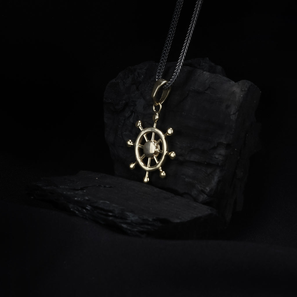 Ship Wheel Pendant