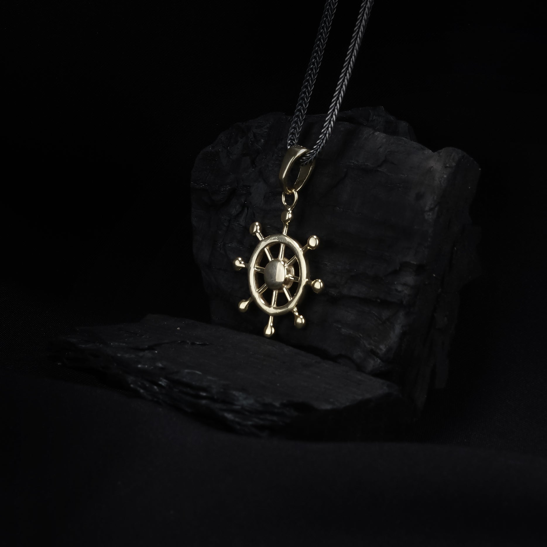 Ship Wheel Pendant