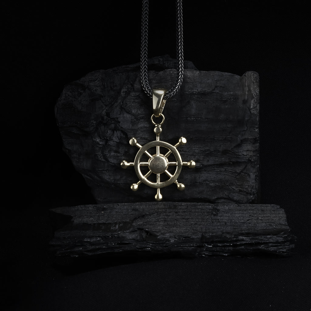 Ship Wheel Pendant