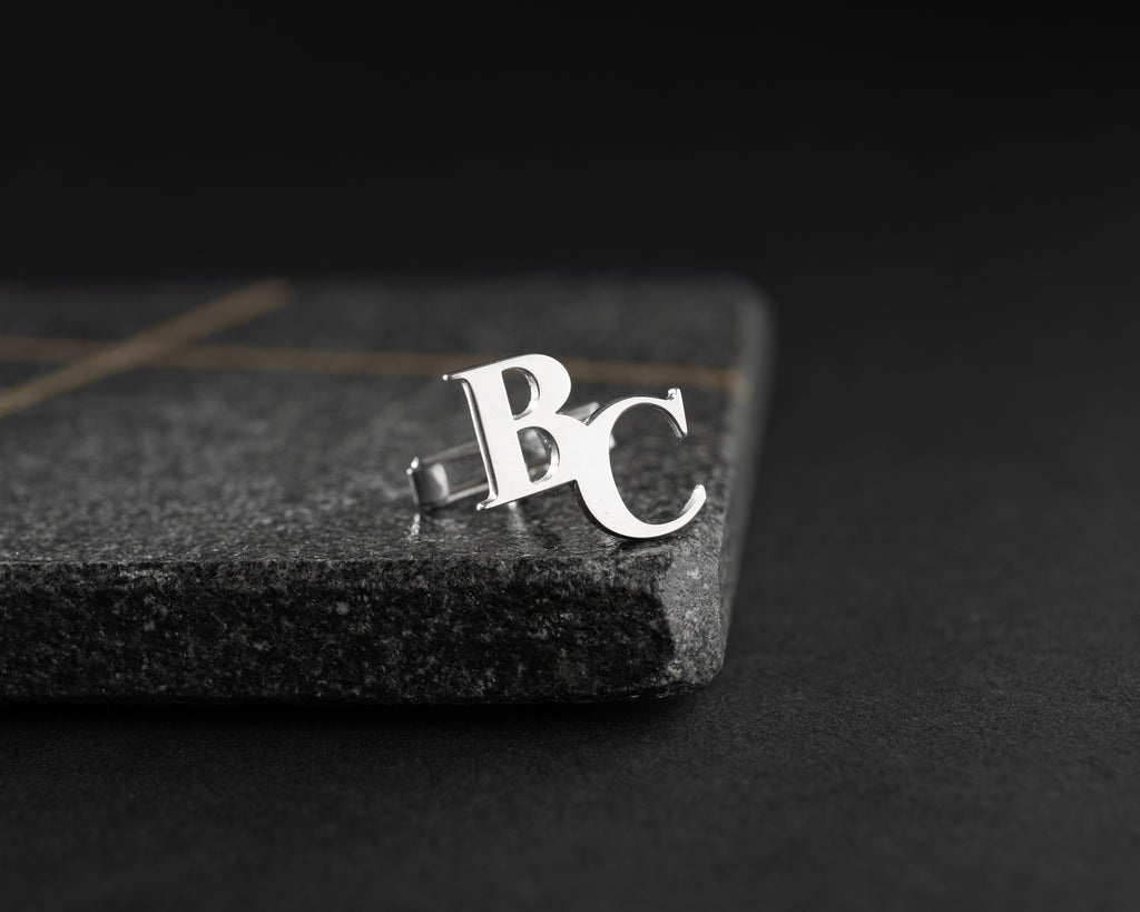 Custom Initial Monogram Cufflinks