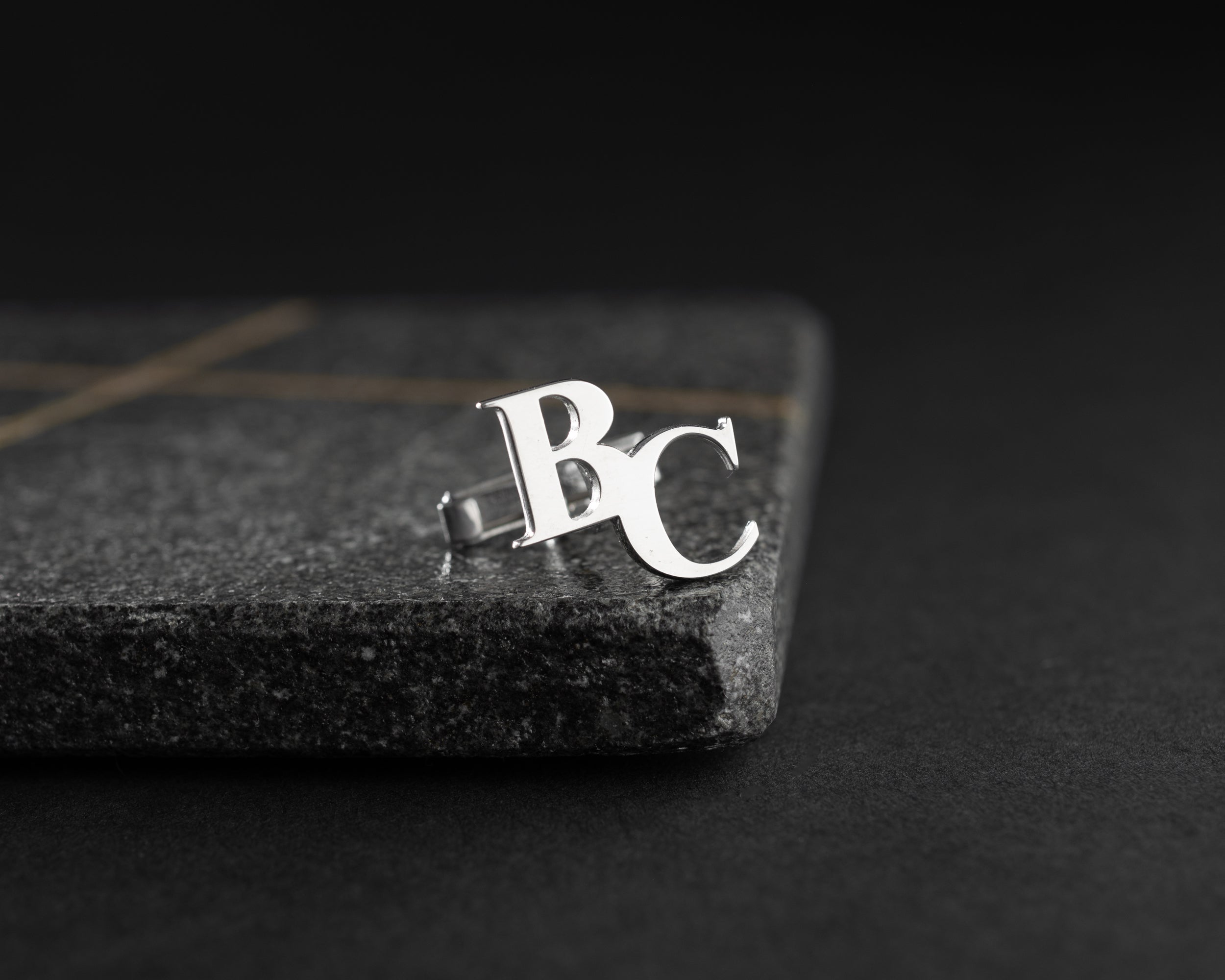 Custom Initial Monogram Cufflinks