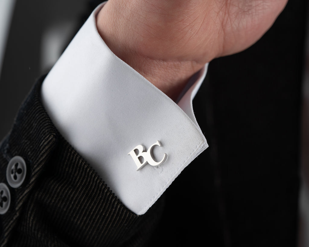 Custom Initial Monogram Cufflinks