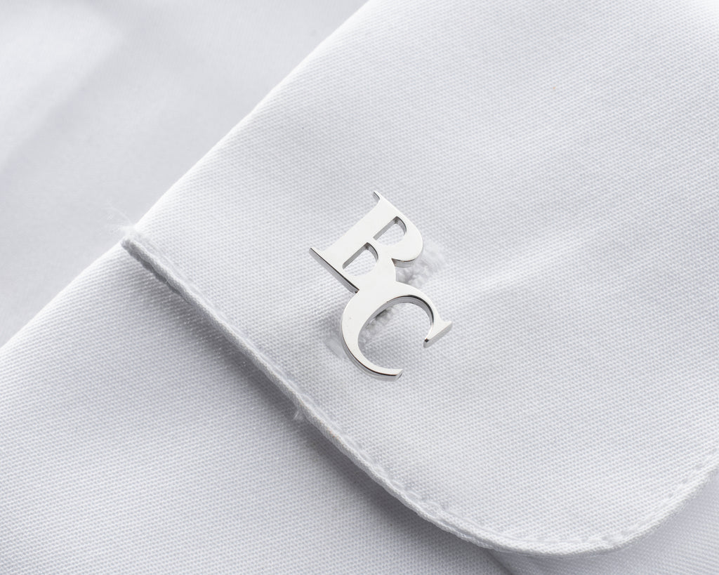 Custom Initial Monogram Cufflinks