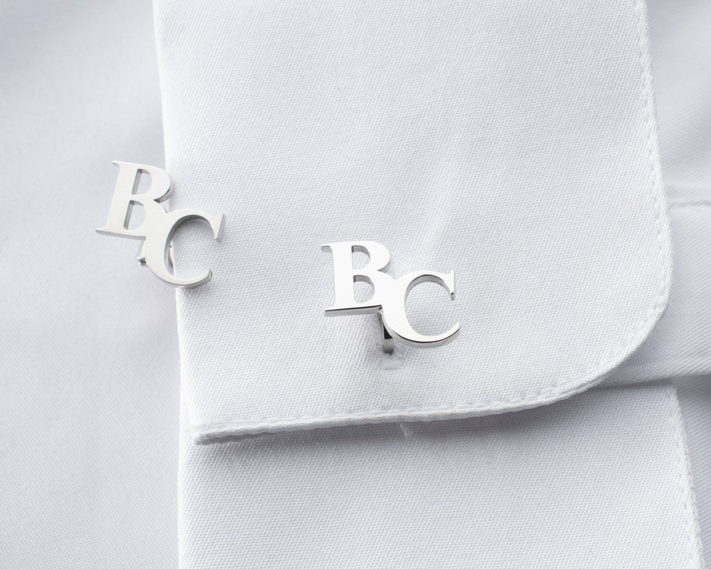 Custom Initial Monogram Cufflinks
