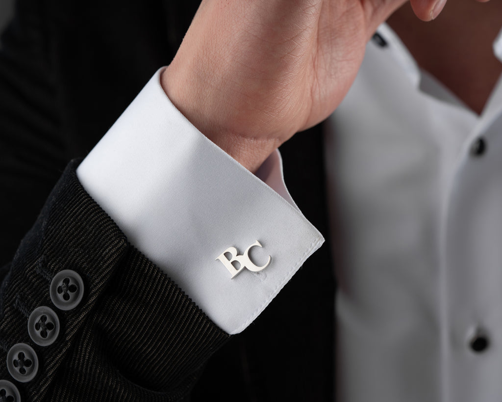 Custom Initial Monogram Cufflinks