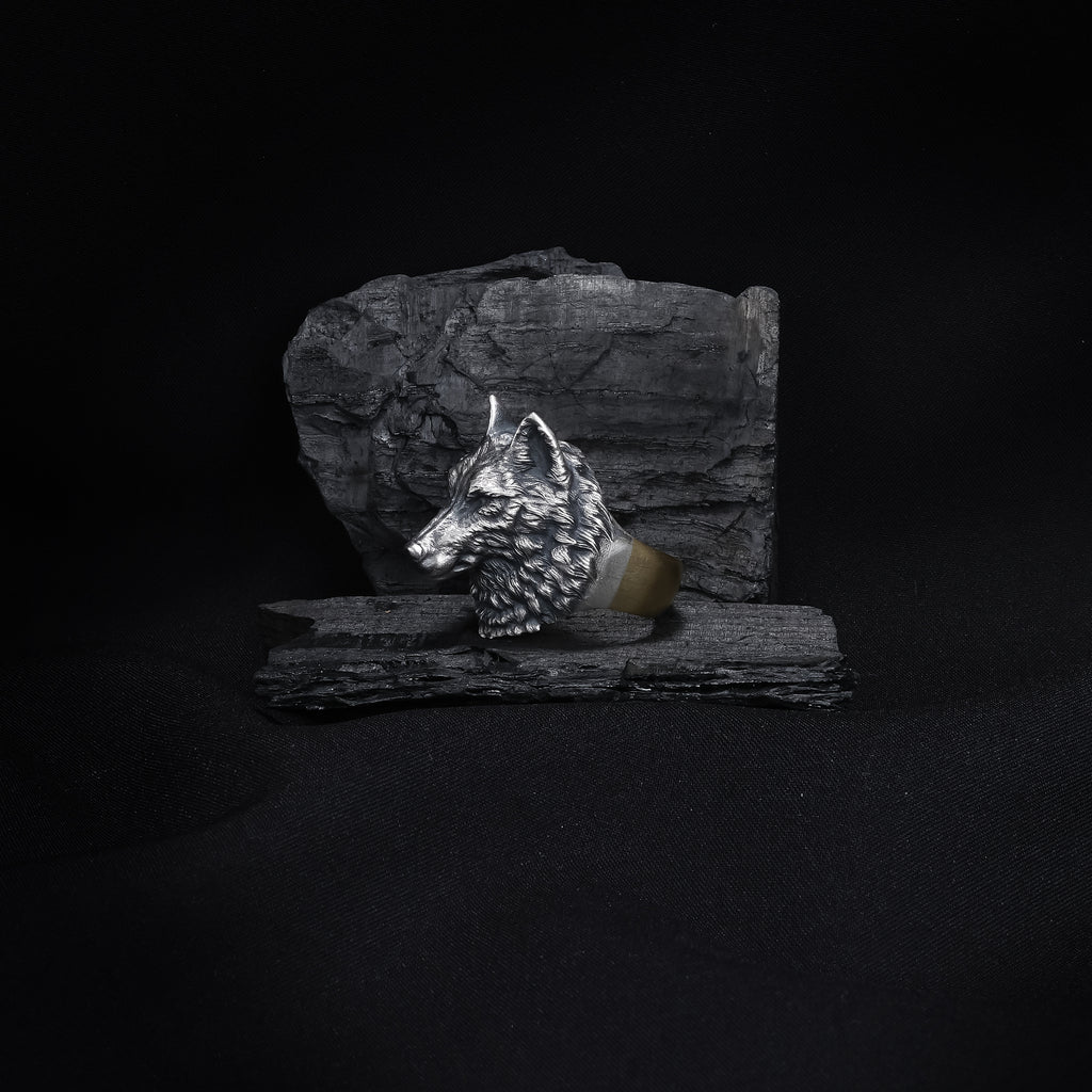 Wolf Head Ring