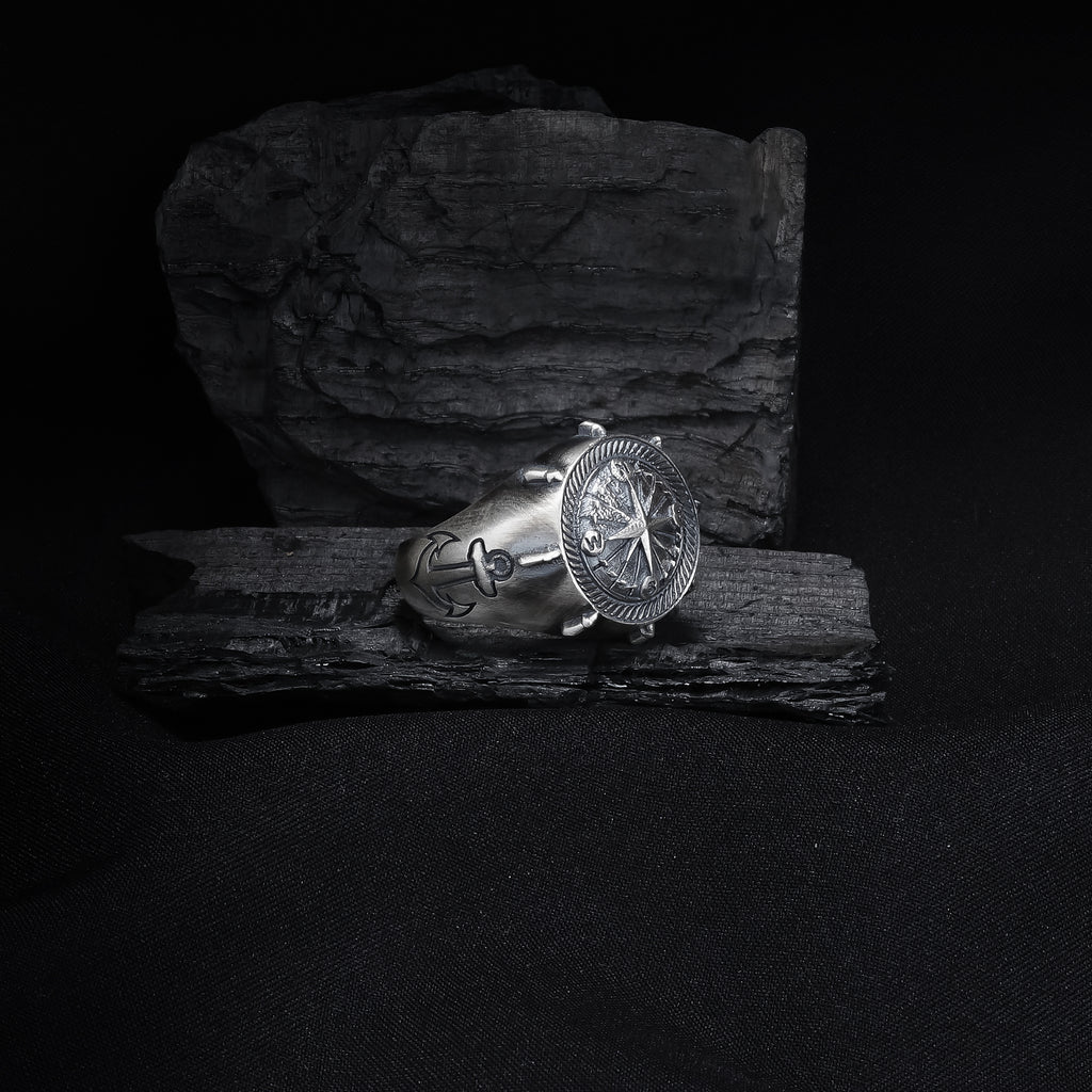 Compass Signet Ring