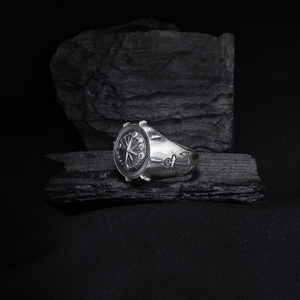 Compass Signet Ring
