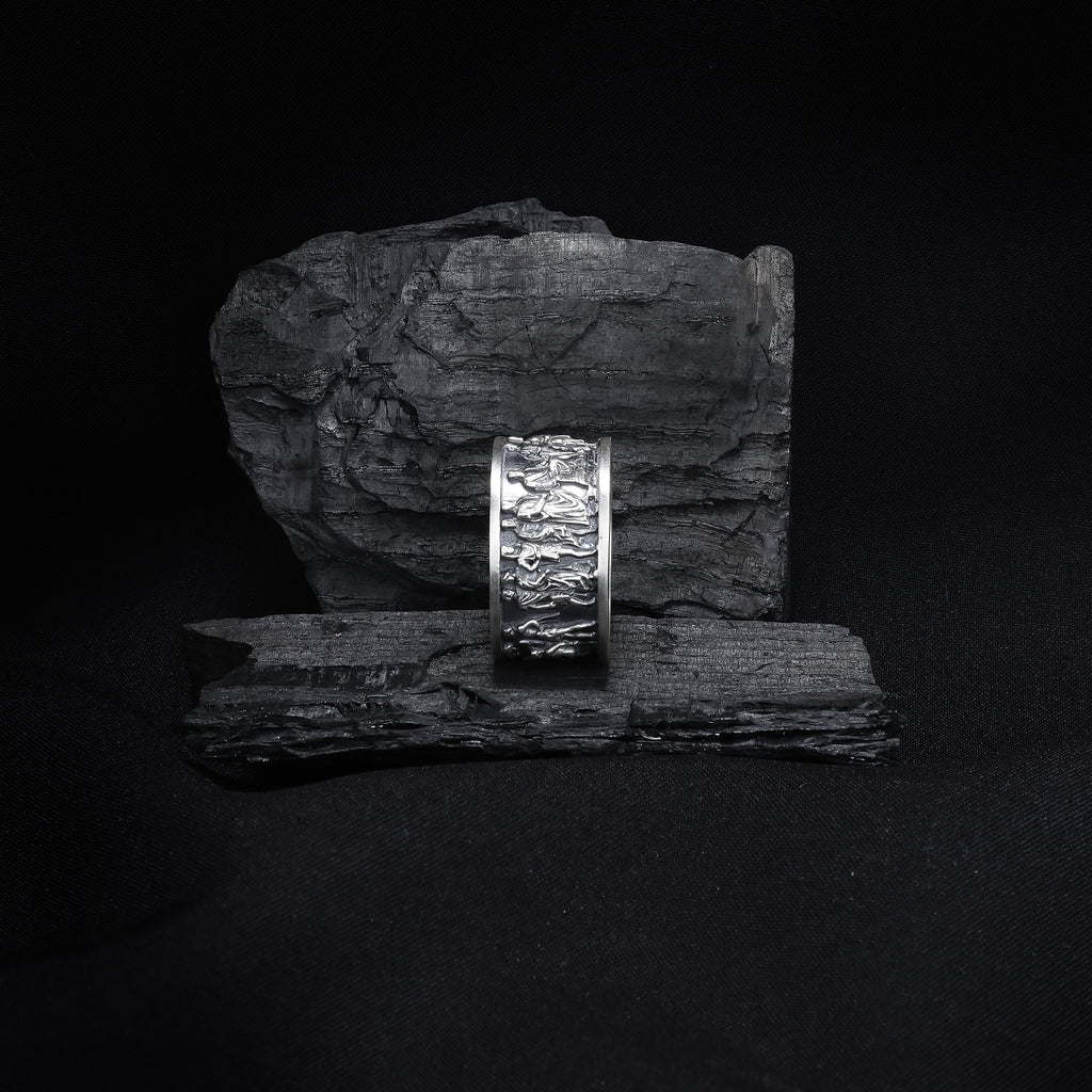 Ancient Greek Detail Band Ring