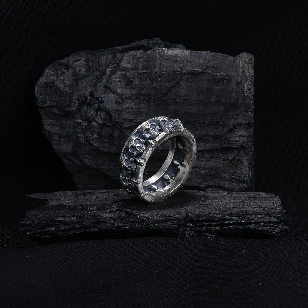 Ancient Greek Detail Band Ring