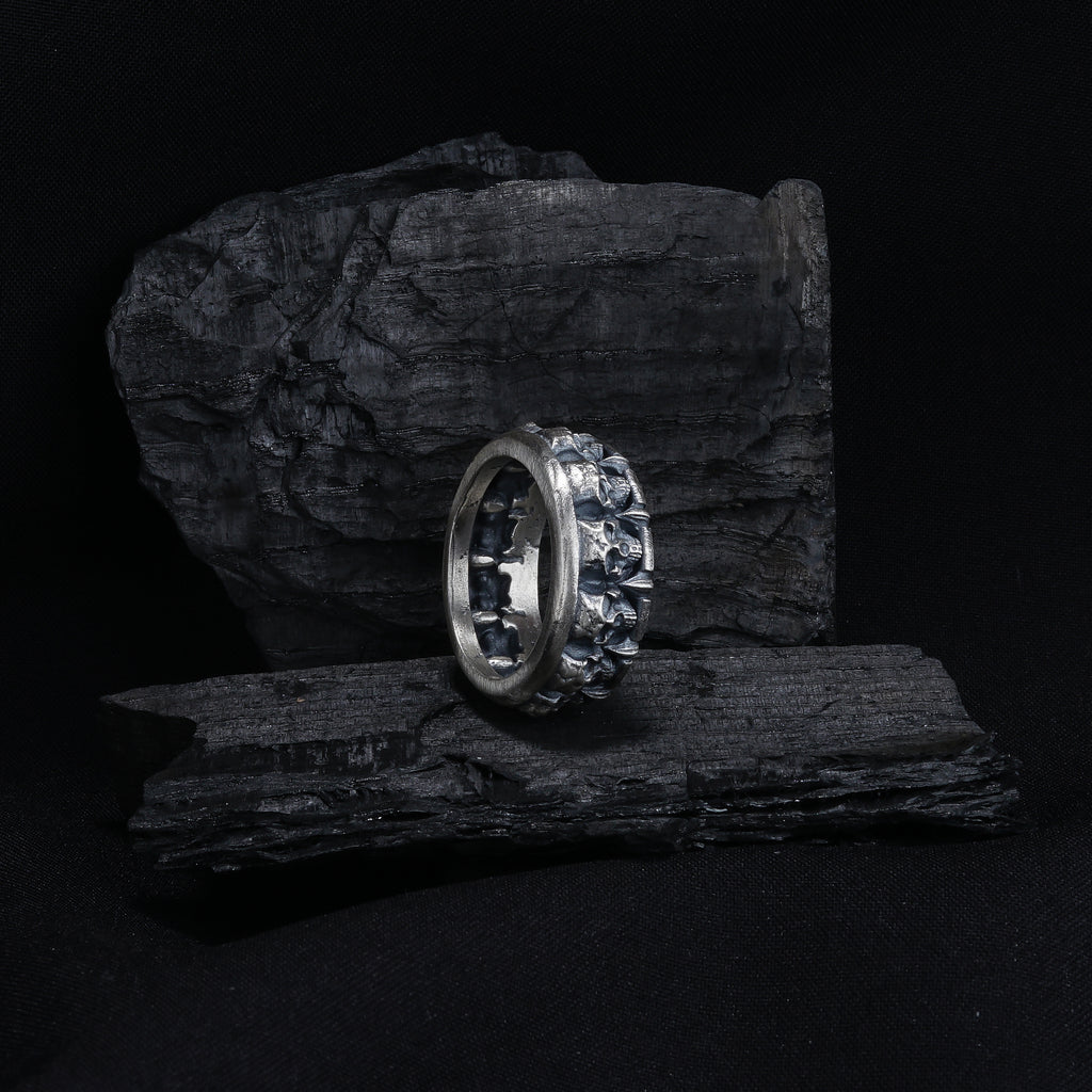 Ancient Greek Detail Band Ring