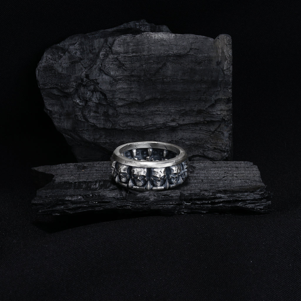 Ancient Greek Detail Band Ring