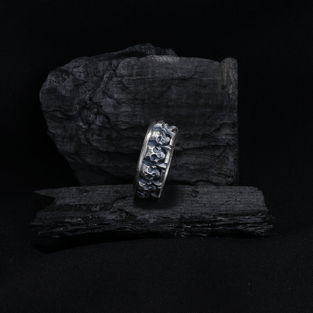 Ancient Greek Detail Band Ring