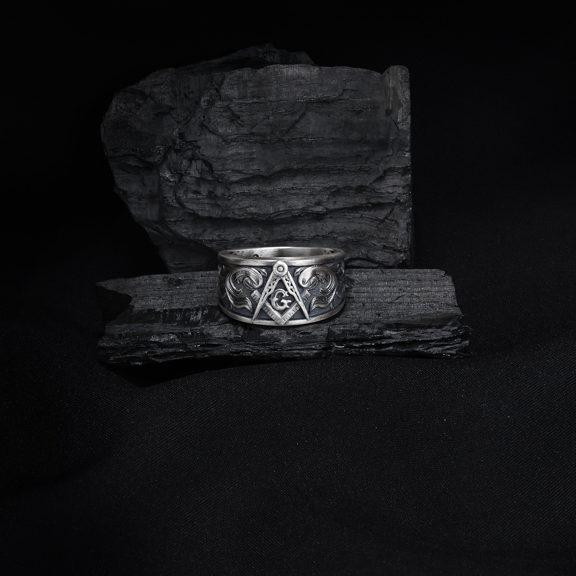 River Fish Signet Ring