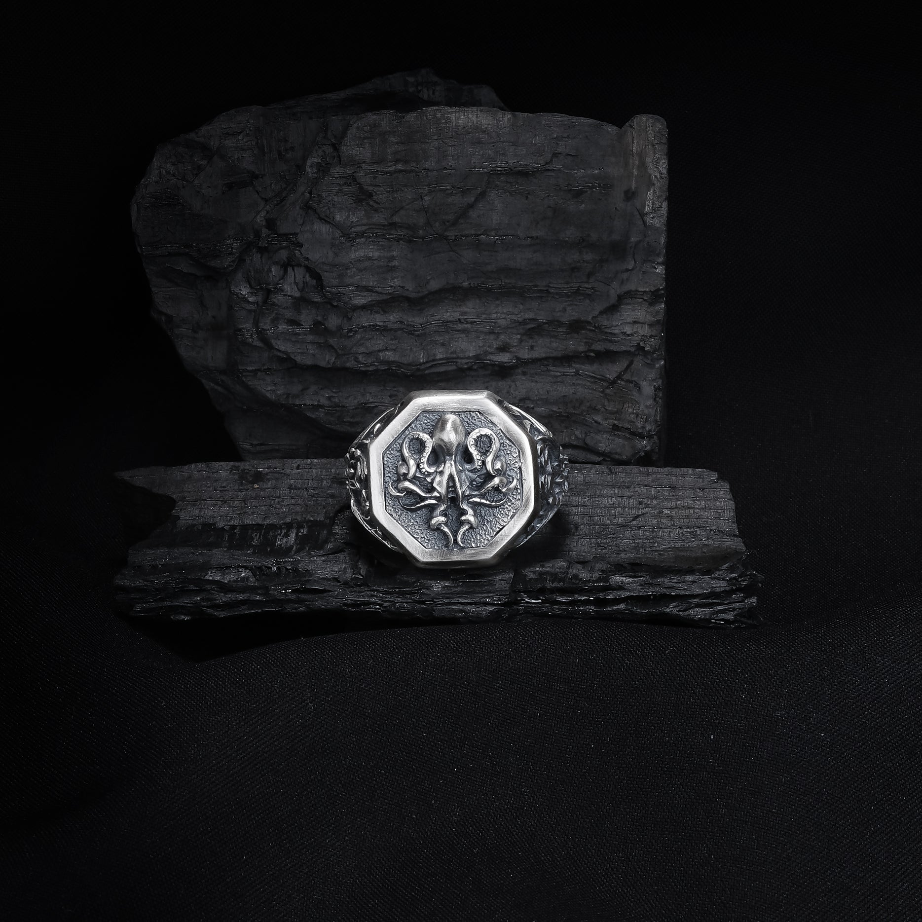 Octopus Signet Ring