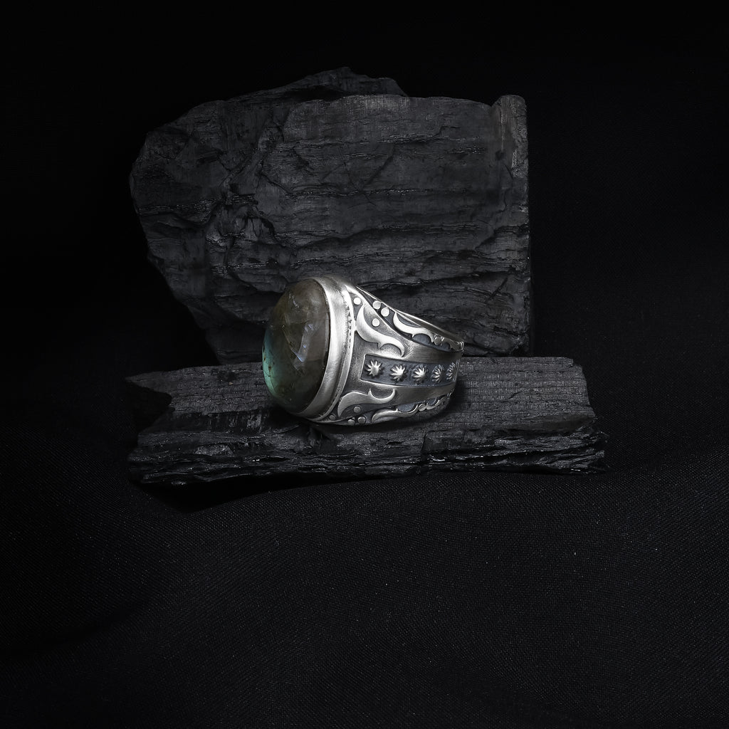 Green Emerald Stone Ring