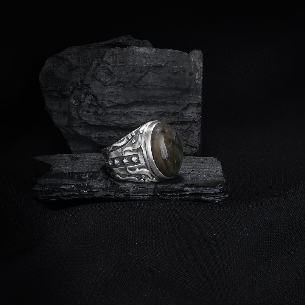 Green Emerald Stone Ring