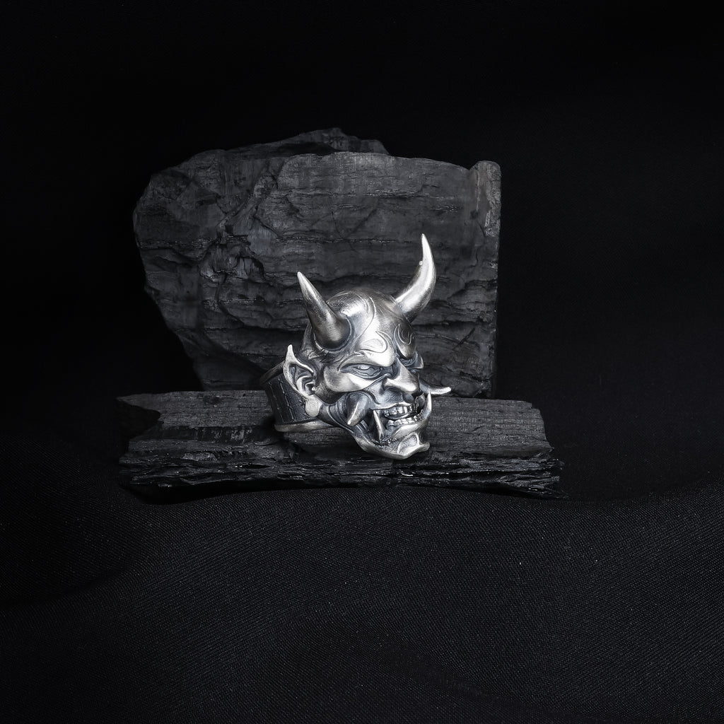 Silver Oni Ring