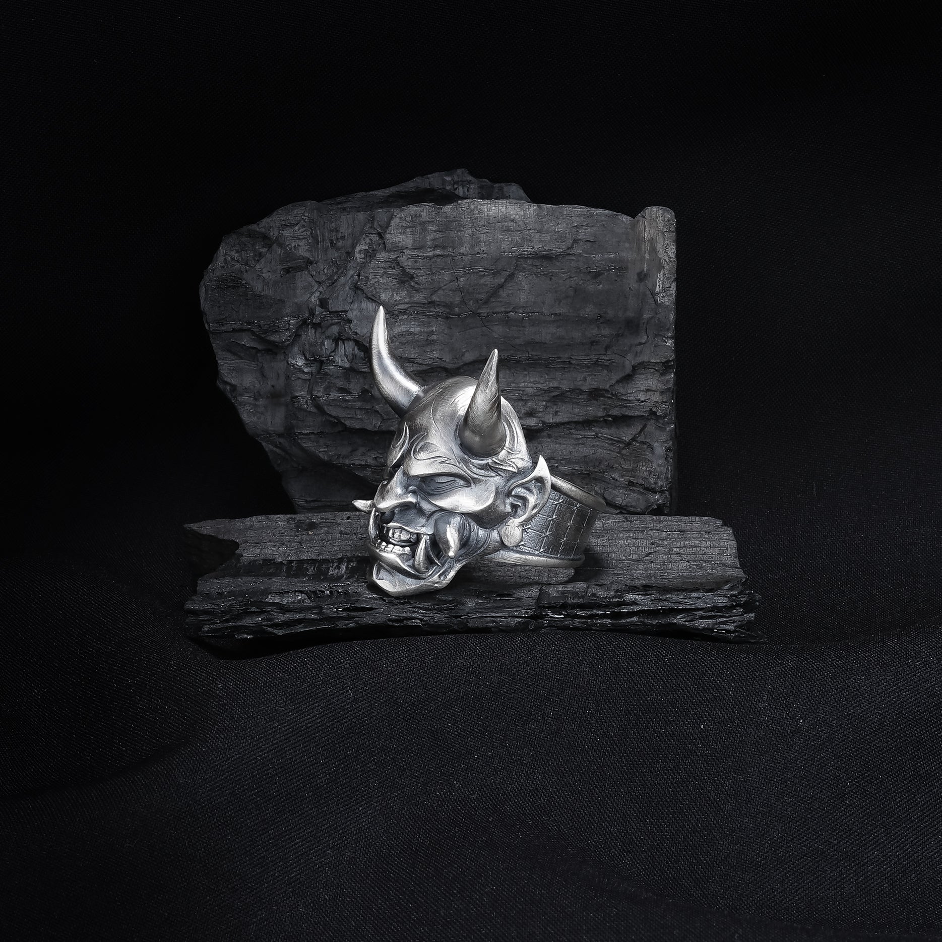 Silver Oni Ring