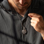 Viking Vegvisir 925 Sterling Silver Necklace