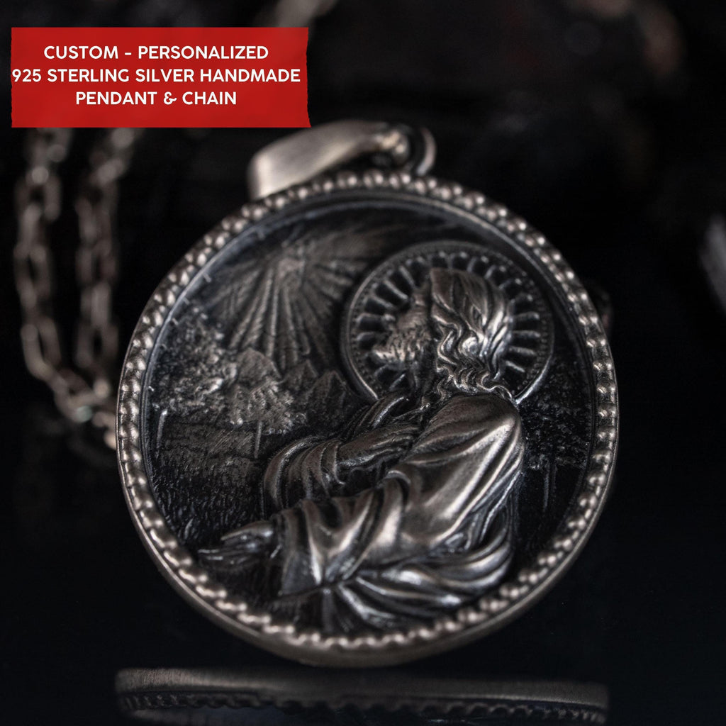 Custom Jesus Christ 925 Sterling Silver Necklace