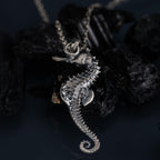 Seahorse 925 Sterling Silver Pendant Necklace