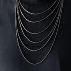 925 Sterling Silver Fox Tail Chain Necklace