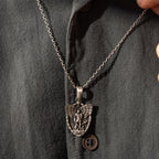St. Michael Archangel Shield 925 Sterling Silver Necklace