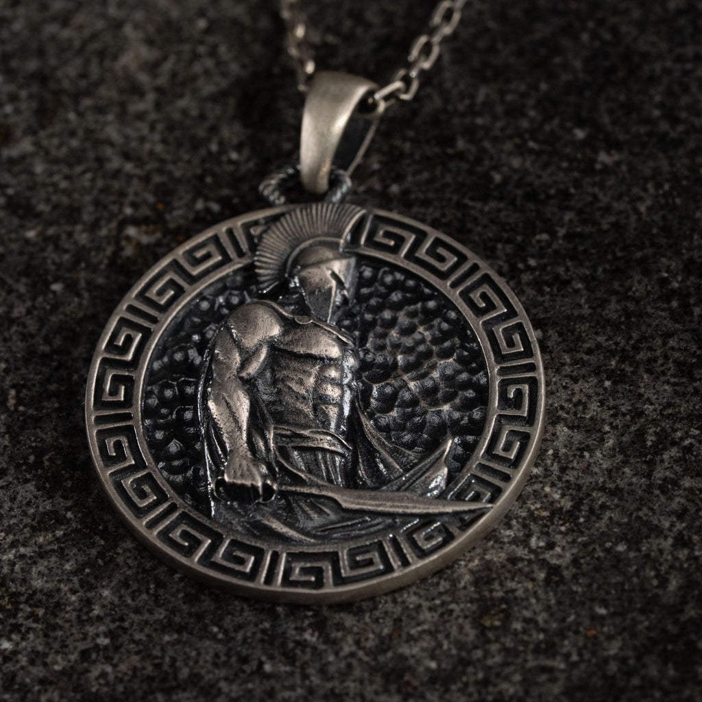 Spartan Warrior 925 Sterling Silver Necklace