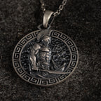 Spartan Warrior 925 Sterling Silver Necklace