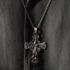 Archangel Michael 925 Sterling Silver Pendant - Saint Michael Cross Necklace