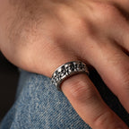 Grim Reaper & Skull 925 Sterling Silver Jewelry Set