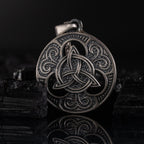 Celtic Triquetra 925 Sterling Silver Pendant Necklace
