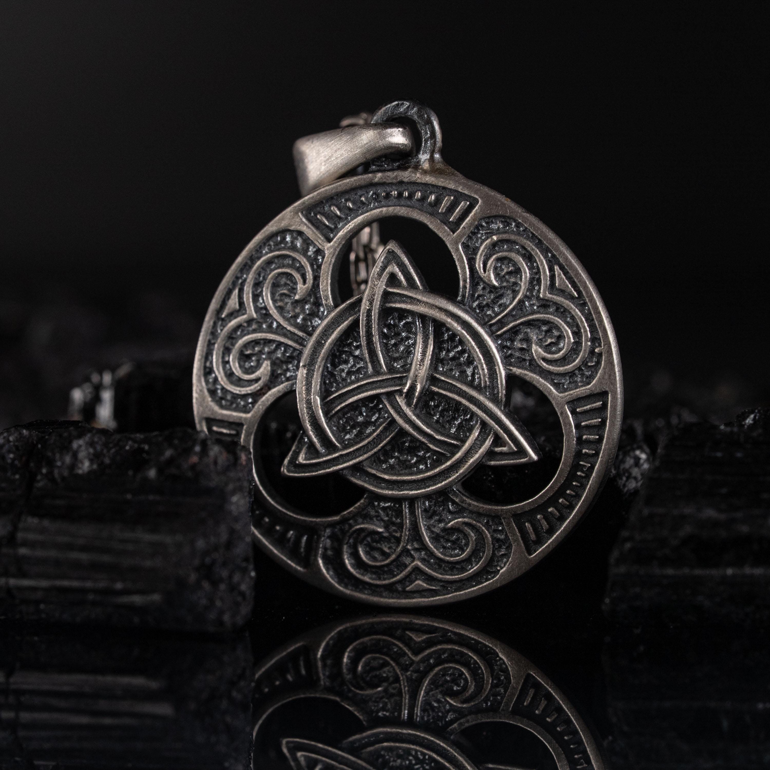 Celtic Triquetra 925 Sterling Silver Pendant Necklace